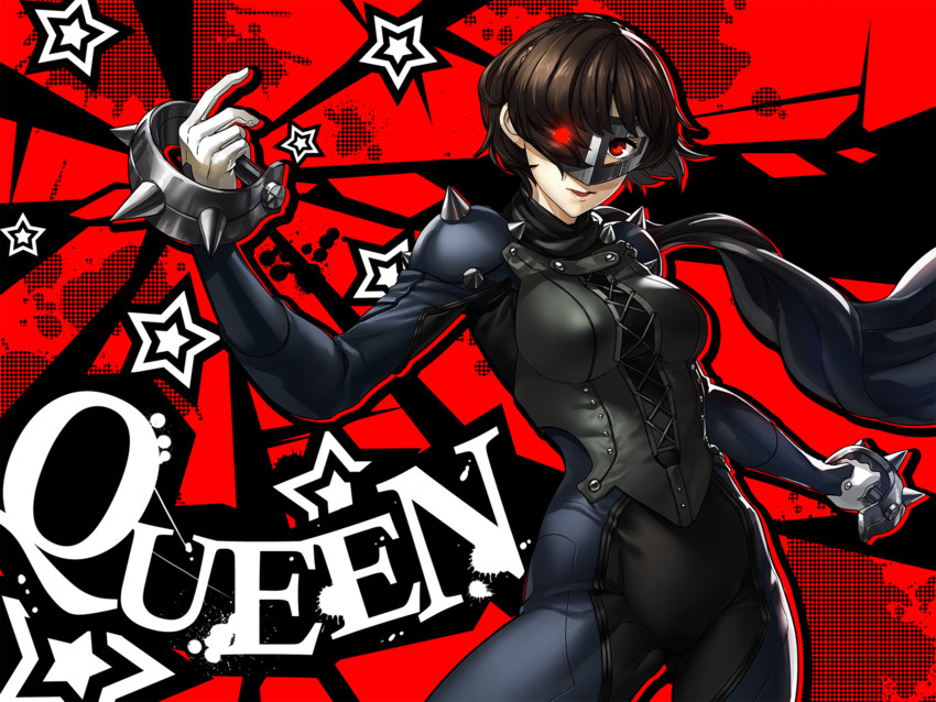 niijima makoto and queen (persona and 1 more) drawn by torio_(mocd1985)