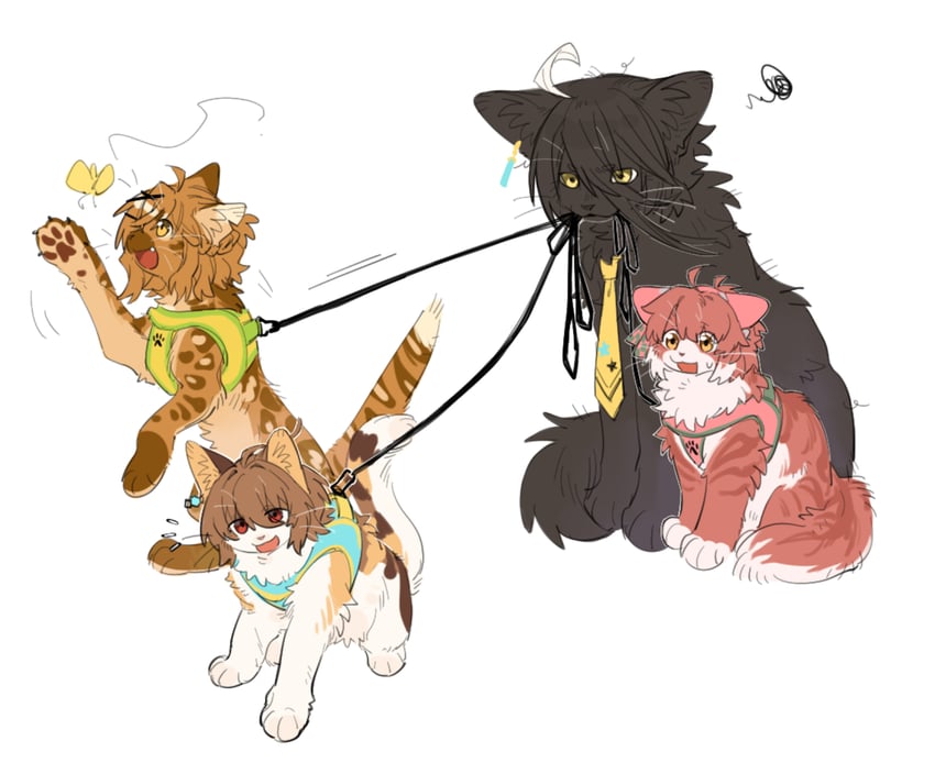 agnes tachyon, manhattan cafe, jungle pocket, and dantsu flame (umamusume) drawn by aaasakawa