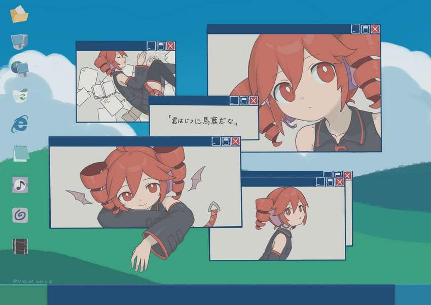 kasane teto (utau and 4 more) drawn by sang_yu_qwq