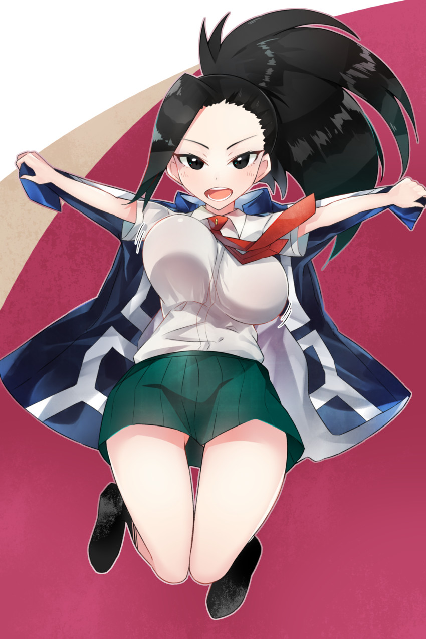 yaoyorozu momo (boku no hero academia) drawn by horaizonu