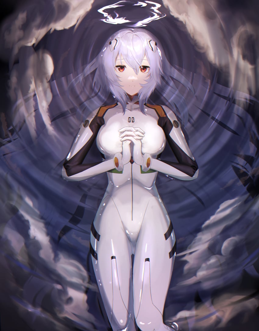 ayanami rei (neon genesis evangelion and 2 more) drawn by lucio_(luci0_52)