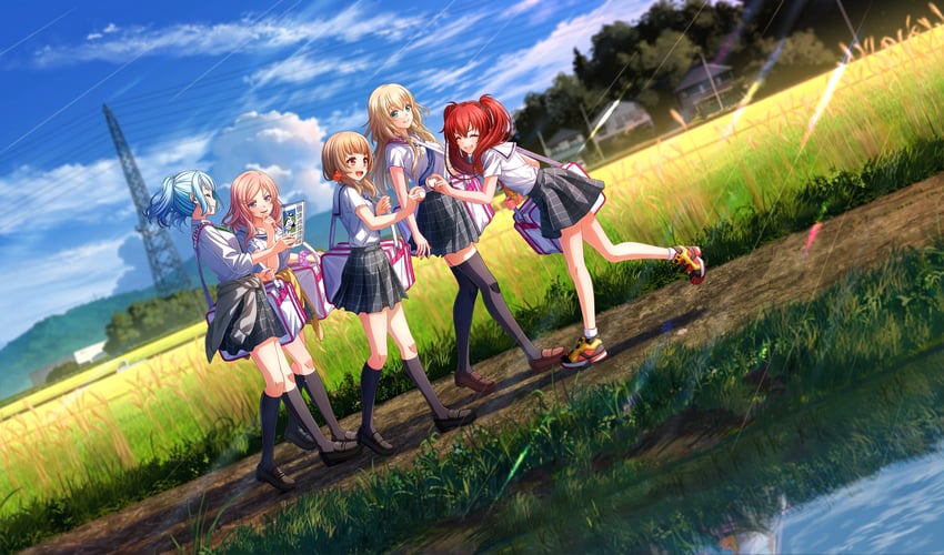 nozaki yuuki, hanayama emi, naoe tayu, agatsuma sora, and mizuhara asumi (cinderella series and 1 more)