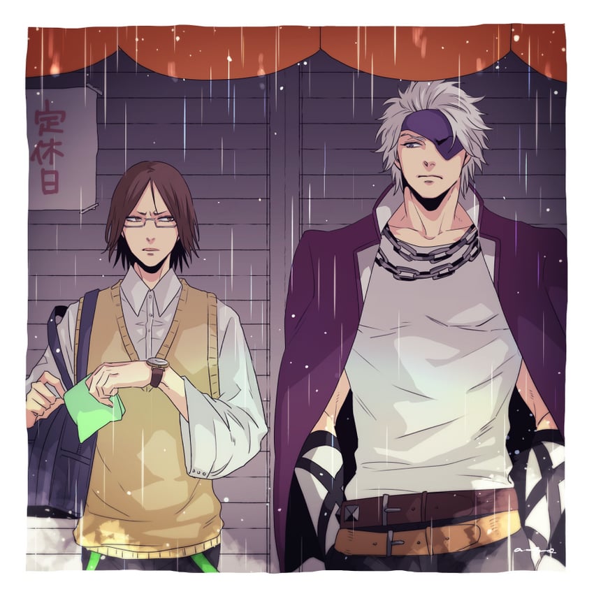 chousokabe motochika and mouri motonari (sengoku basara and 1 more) drawn by ango_(f_ango)