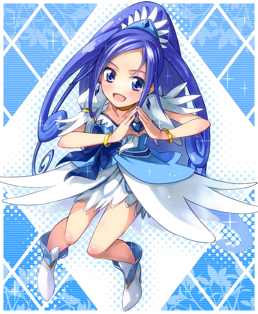 hishikawa rikka and cure diamond (precure and 1 more) drawn by yone