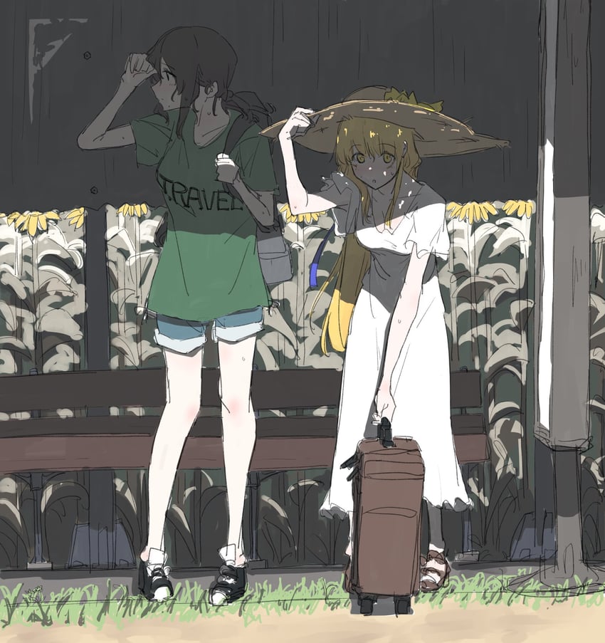tsurumaki kokoro and okusawa misaki (bang dream!) drawn by zgok1uy8amciwae