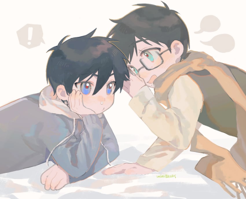 okumura rin and okumura yukio (ao no exorcist) drawn by rives
