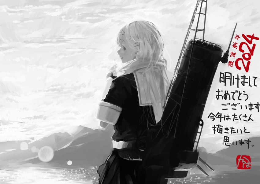 yuudachi and yuudachi kai ni (kantai collection) drawn by kappa_modoki