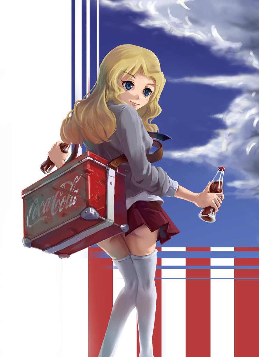 kay (girls und panzer and 2 more) drawn by rod_(wayfirecmo19)