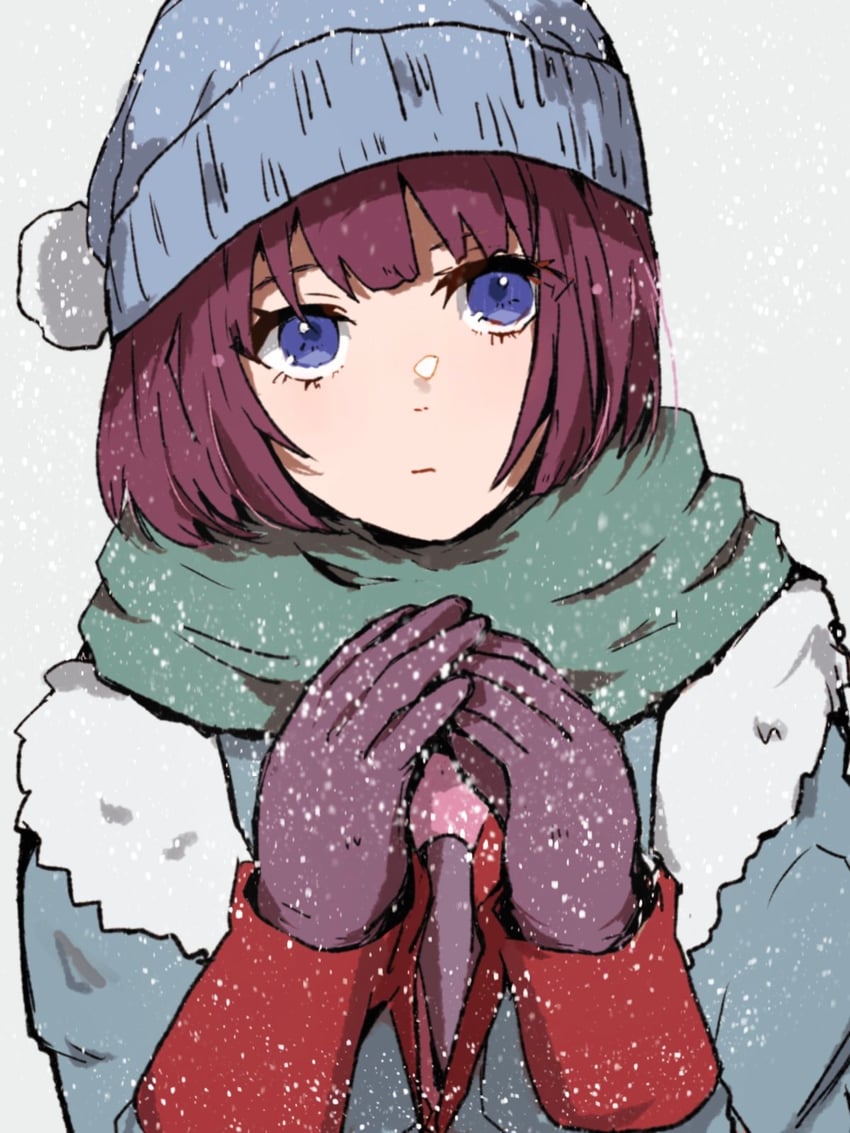 senjougahara hitagi (monogatari and 1 more) drawn by valhalla0707