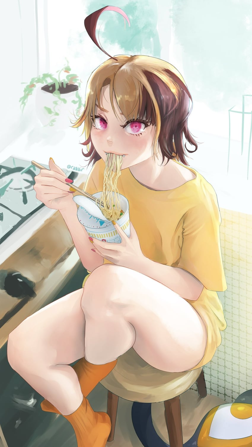 gigi murin (hololive and 1 more) drawn by rair