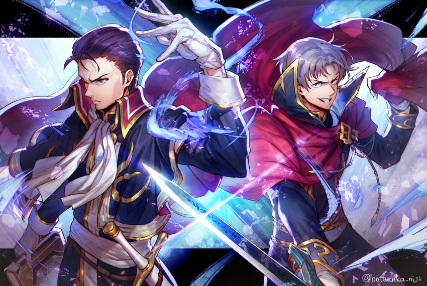 reinhardt and kempf (fire emblem and 1 more) drawn by hotaruika_niji