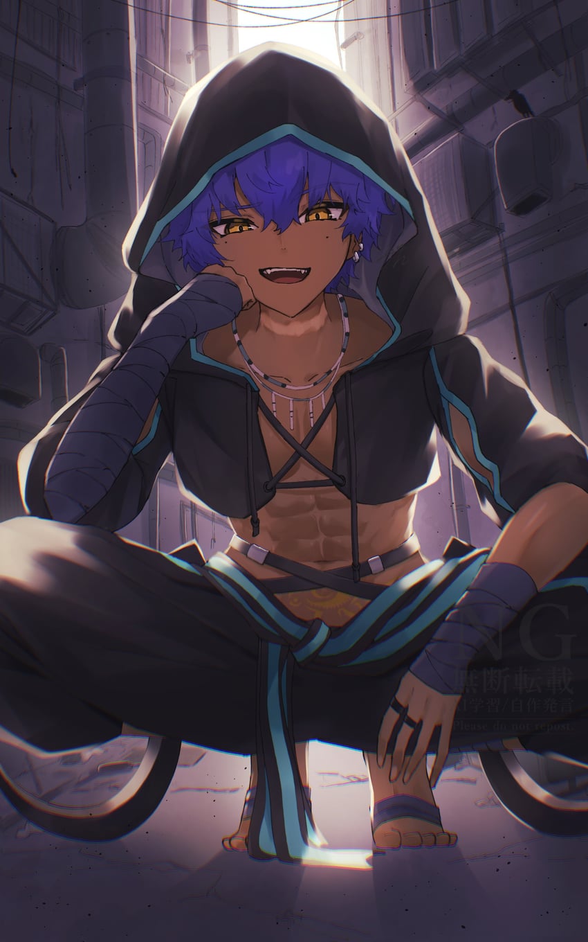 hassan of the shining star (fate and 1 more) drawn by izanaware_game
