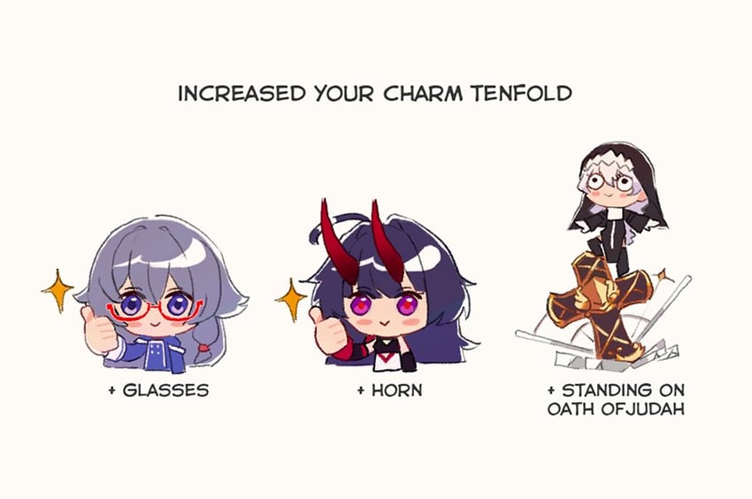raiden mei, fu hua, and kallen kaslana (honkai and 1 more) drawn by crae_(craeyone)