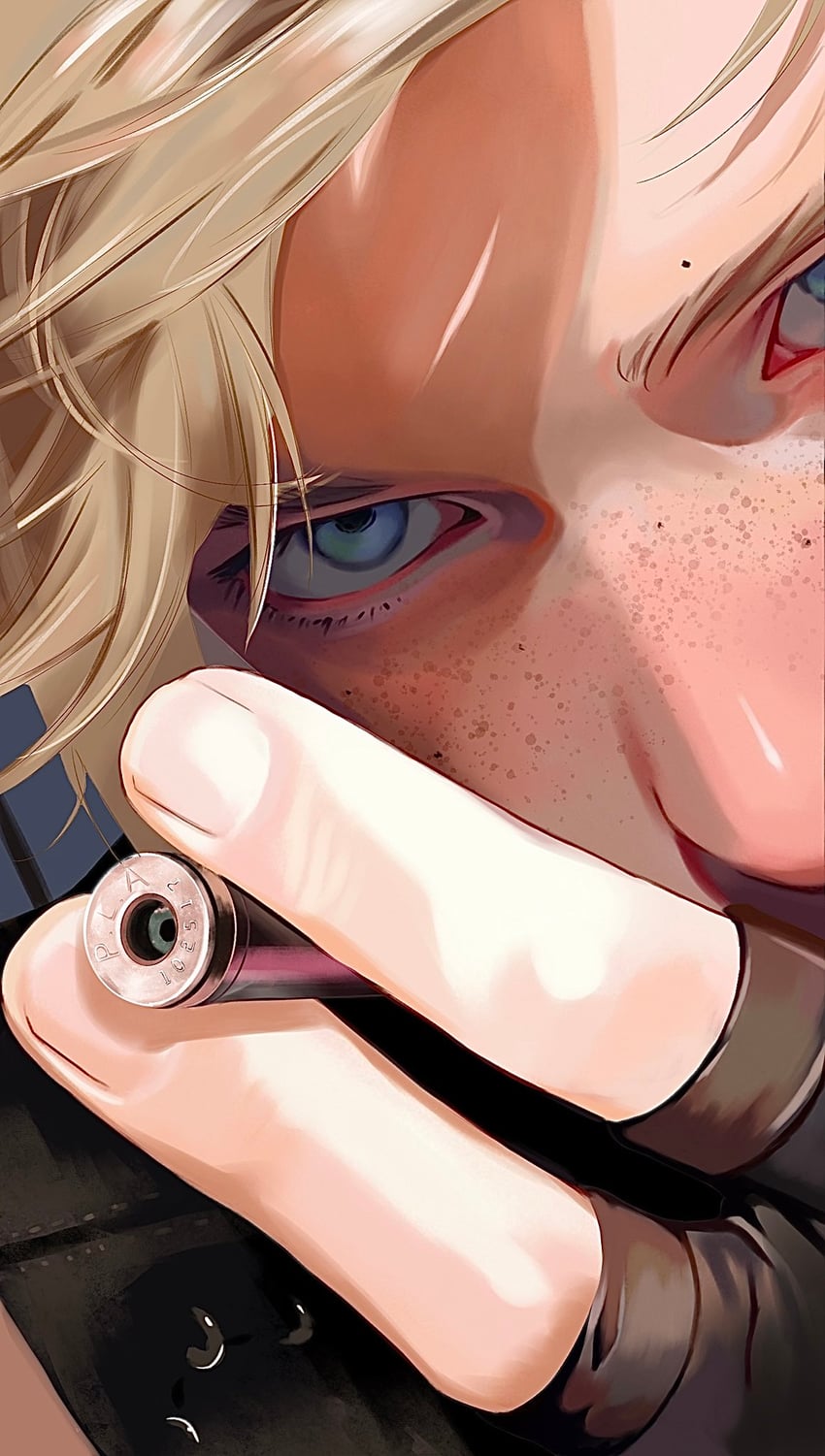 prompto argentum (final fantasy and 1 more) drawn by prommiea