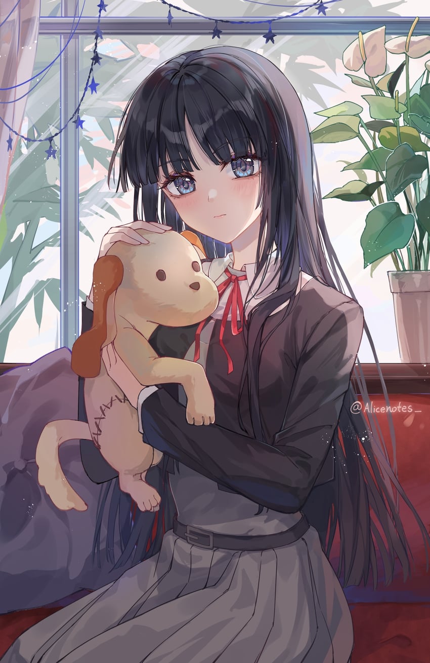 touma kazusa (white album and 1 more) drawn by lixiang_guo_alice