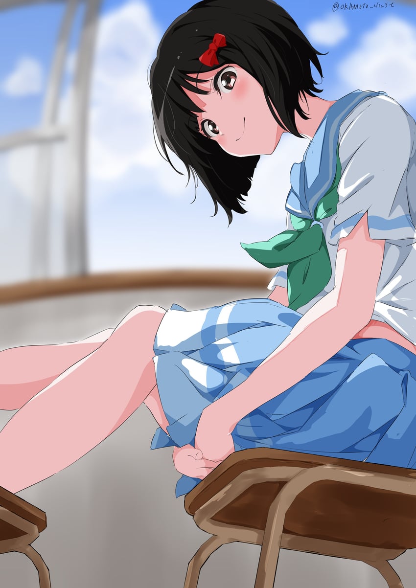 hisaishi kanade (hibike! euphonium) drawn by white_gorilla_(okamoto)