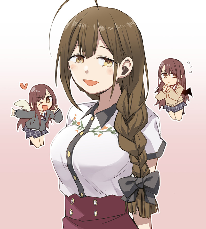 osaki amana, kuwayama chiyuki, and osaki tenka (idolmaster and 1 more) drawn by wm_(chawoo1357)