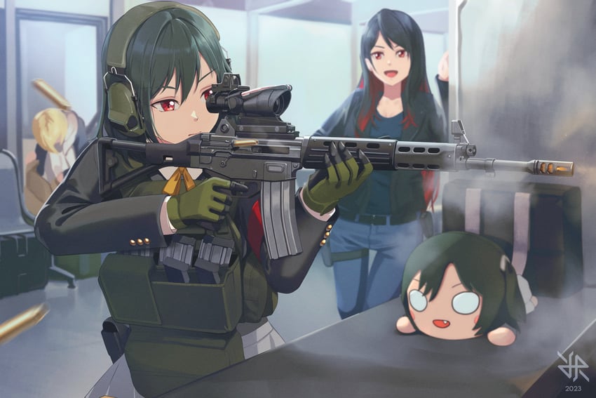 mifune shioriko and mifune kaoruko (love live! and 1 more) drawn by hiroki_ree