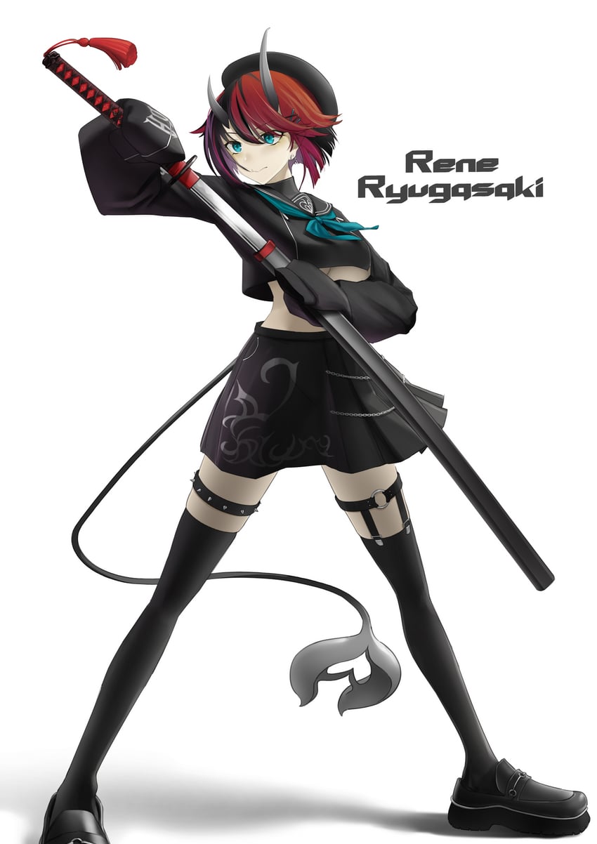 ryugasaki rene (nanashi inc. and 1 more) drawn by i_namatsu