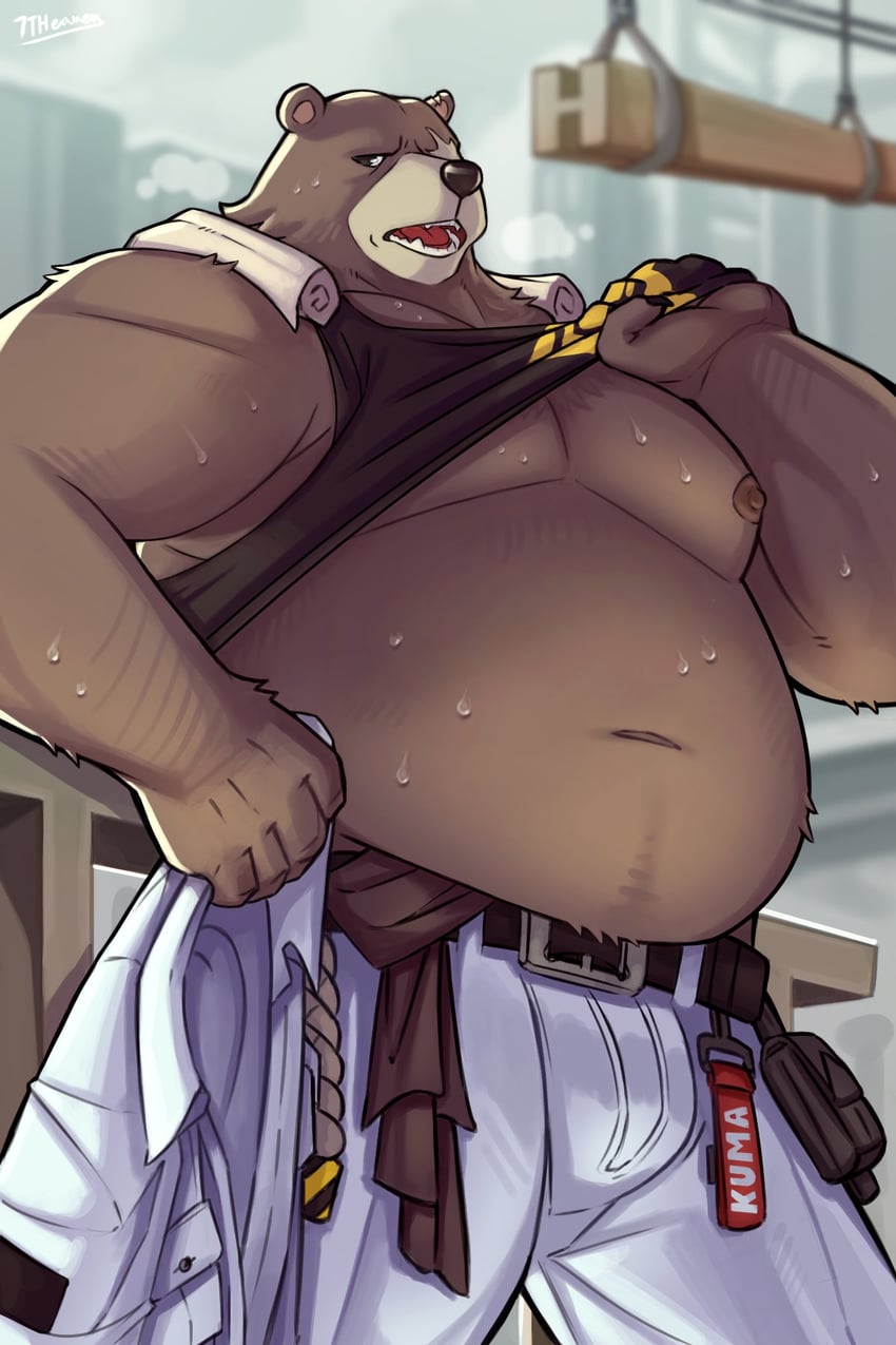ben bigger (zenless zone zero) drawn by 7th_art_forge