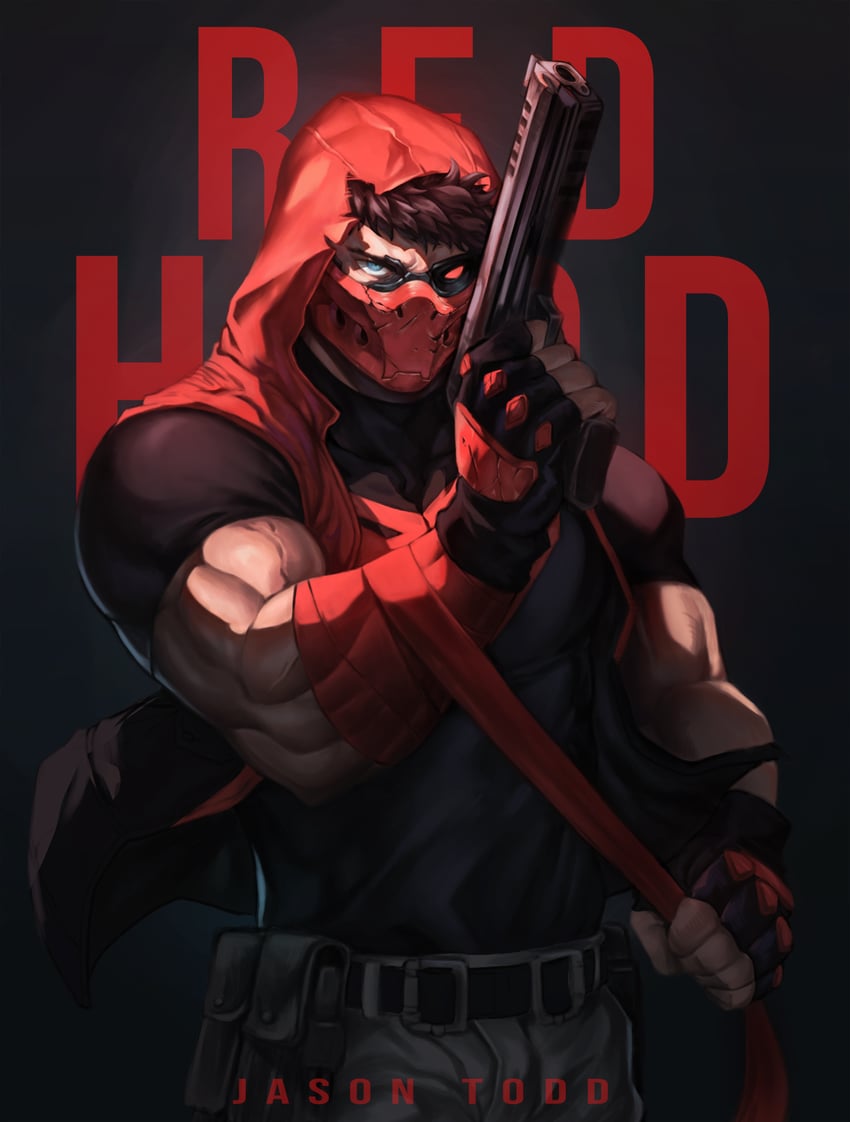jason todd and red hood (dc comics and 1 more) drawn by smileaotic1