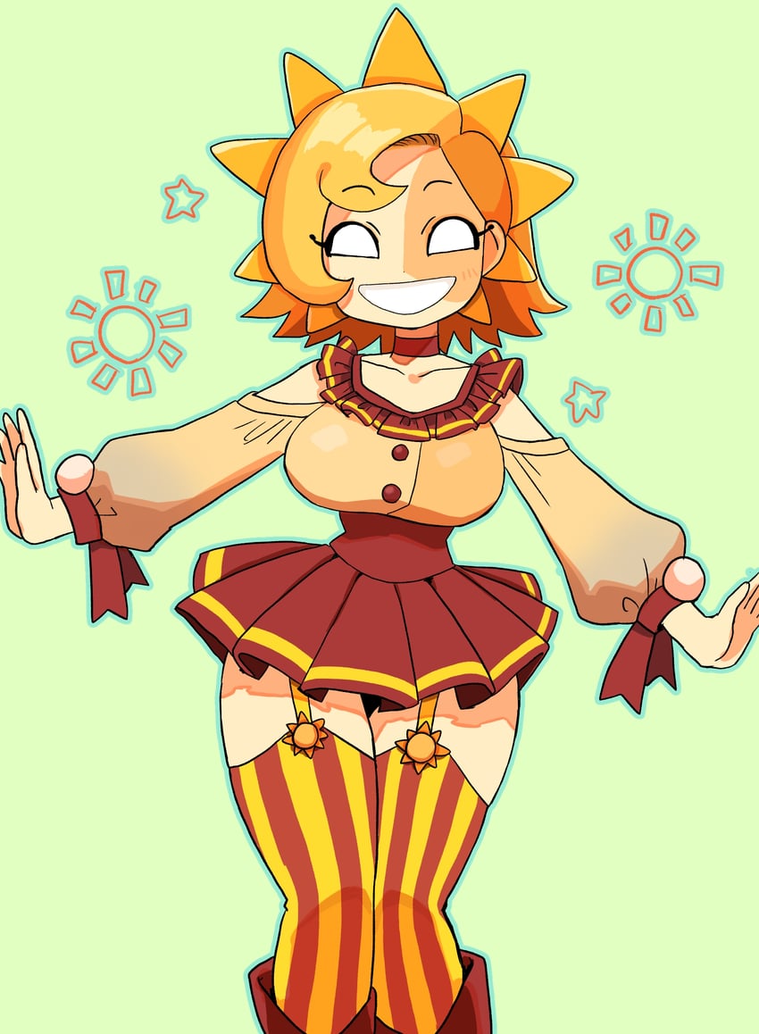 sun (five nights at freddy's and 1 more) drawn by minami_(mnm-kyk)