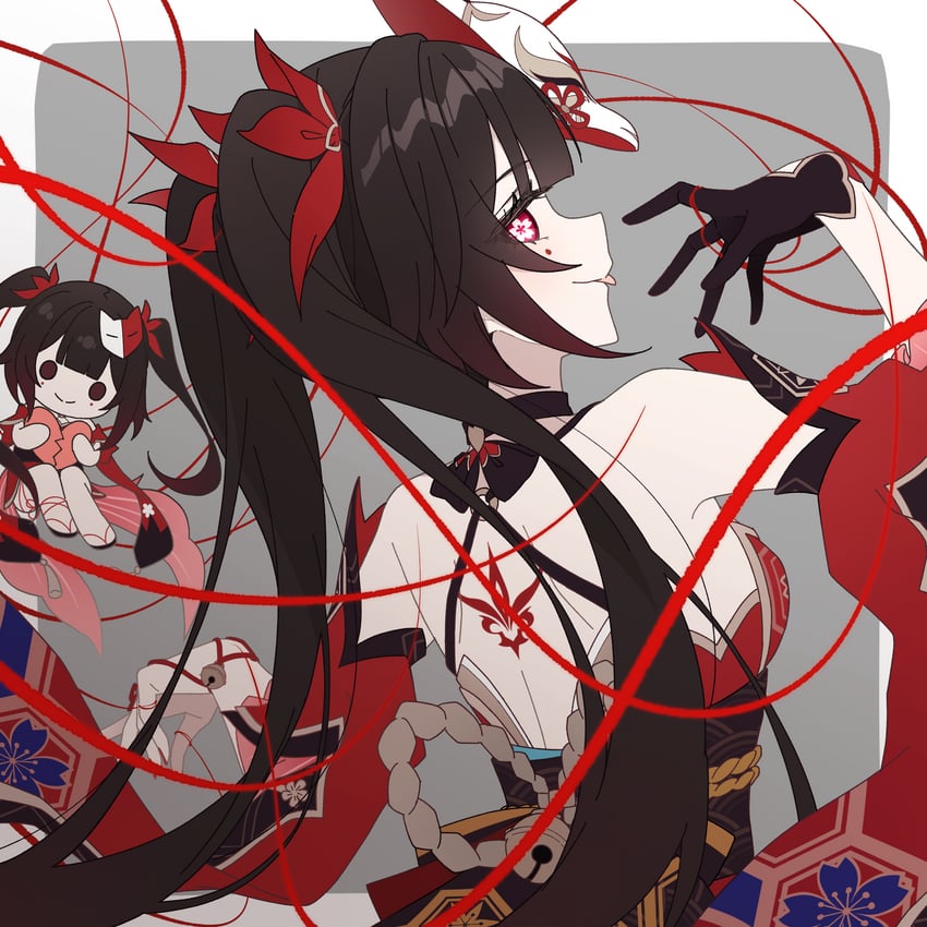 sparkle (honkai and 1 more) drawn by neneko_sleep