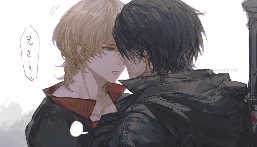 clive rosfield and joshua rosfield (final fantasy and 1 more) drawn by amenohi