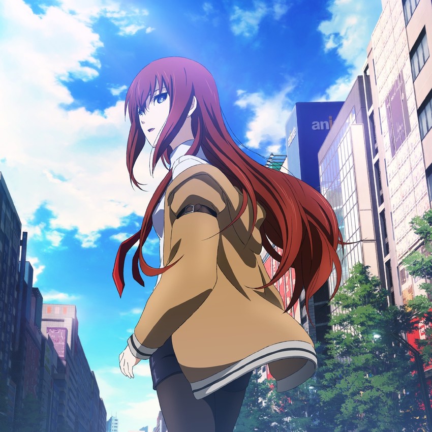 makise kurisu (science adventure and 1 more) drawn by sakai_kyuuta