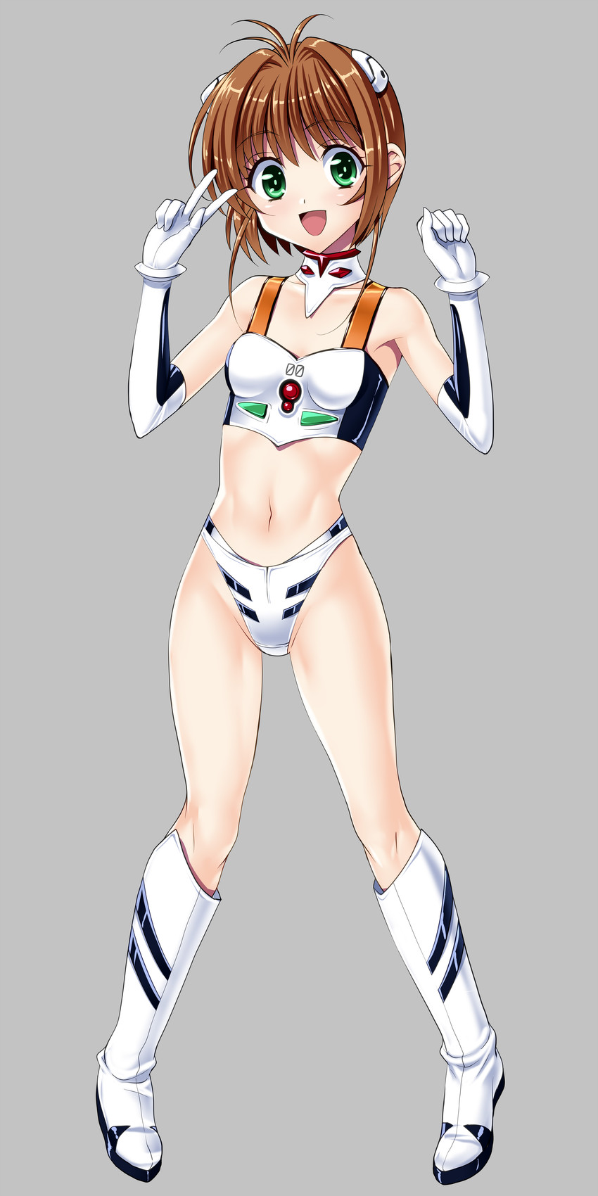 ayanami rei and kinomoto sakura (neon genesis evangelion and 1 more) drawn by sen_(sansui)