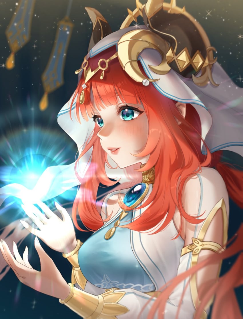Nilou genshin impact drawn by once1 danbooru