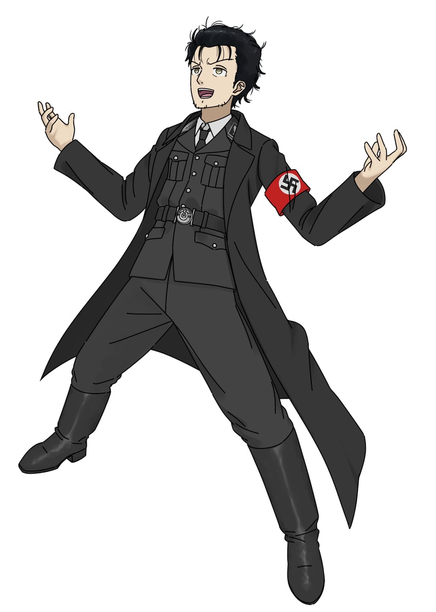 okabe rintarou (steins;gate) drawn by black_cat03