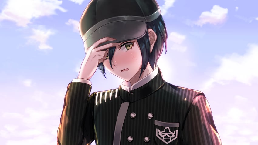 saihara shuichi (danganronpa and 1 more) drawn by utou_(utousan)