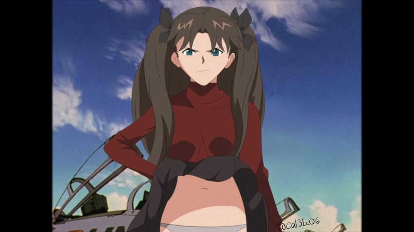 tohsaka rin (fate and 2 more) drawn by ok-calendar-6571