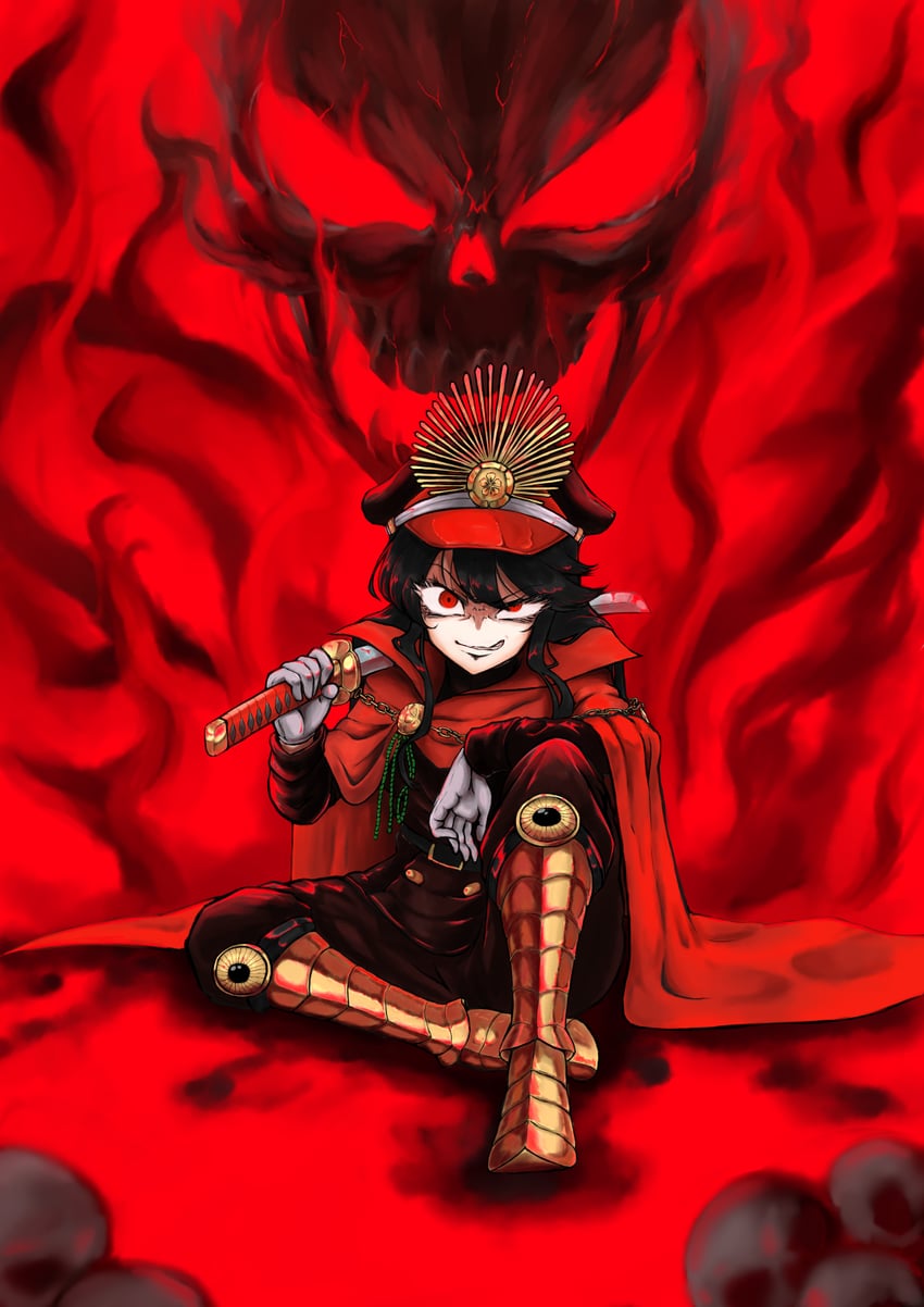 oda nobunaga (fate and 1 more) drawn by majinno