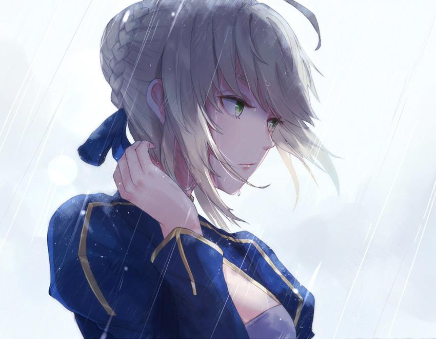 artoria pendragon and saber (fate and 1 more) drawn by kachi