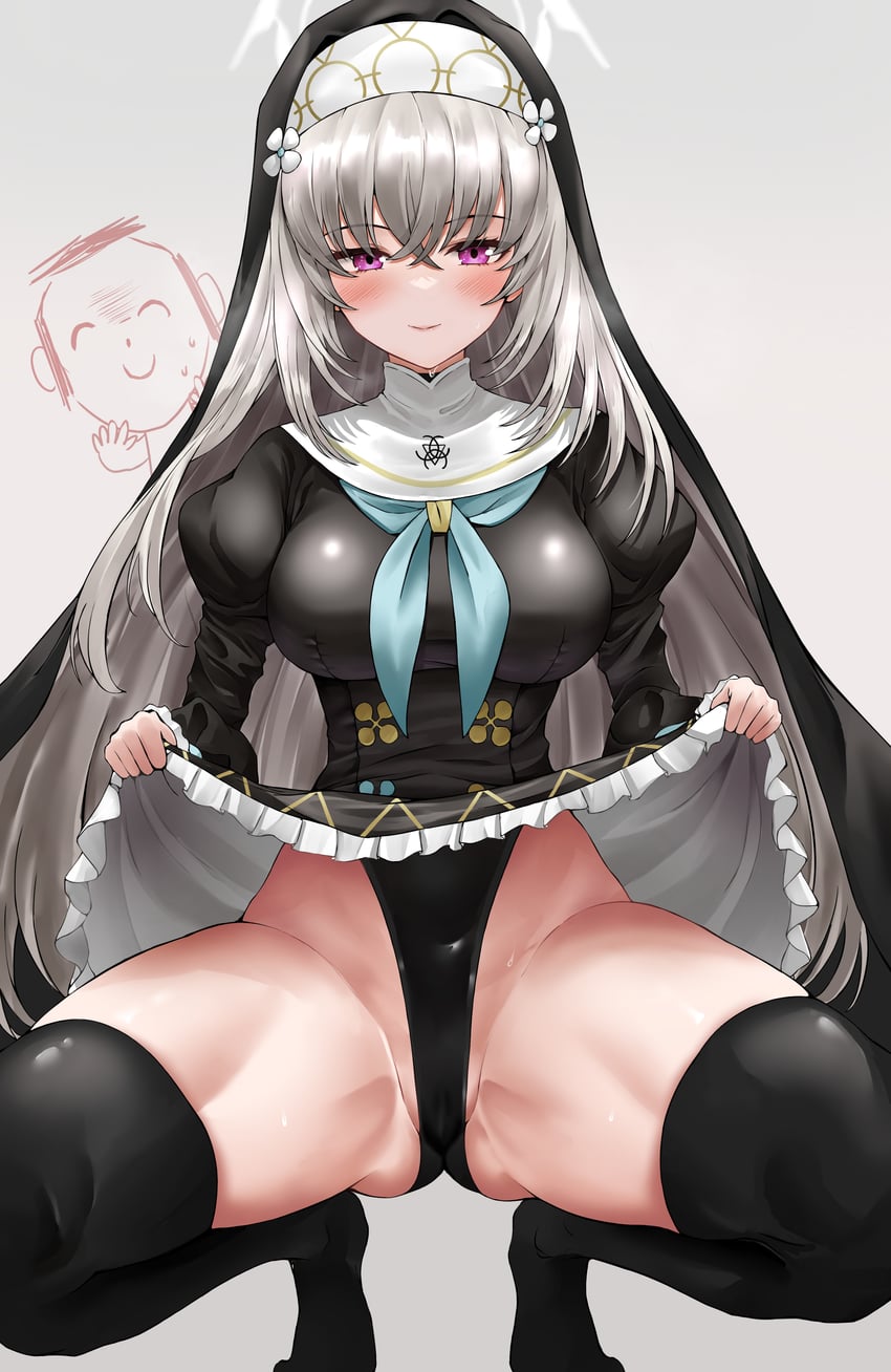 sensei, doodle sensei, sakurako, and justina follower (blue archive) drawn by lds_(dstwins97)