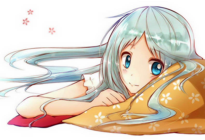 honma meiko (ano hi mita hana no namae wo bokutachi wa mada shiranai.) drawn by minamito