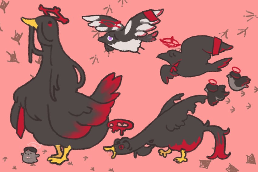 koharu, hasumi, ichika, tsurugi, and mashiro (blue archive) drawn by pig4