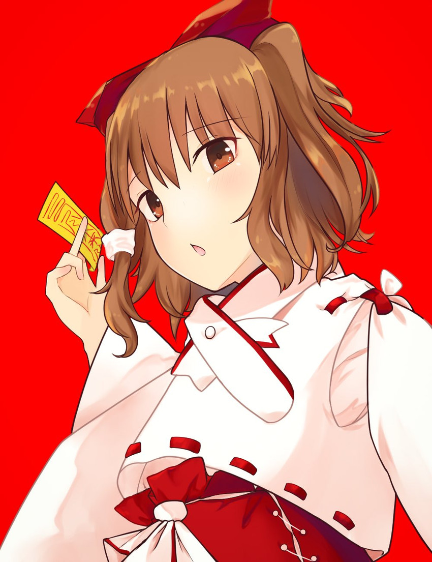 blonde shrine maiden from a future era (touhou and 1 more) drawn by yata_zetta