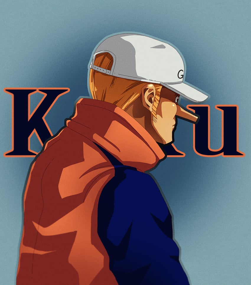 kaku (one piece) drawn by corey_miller