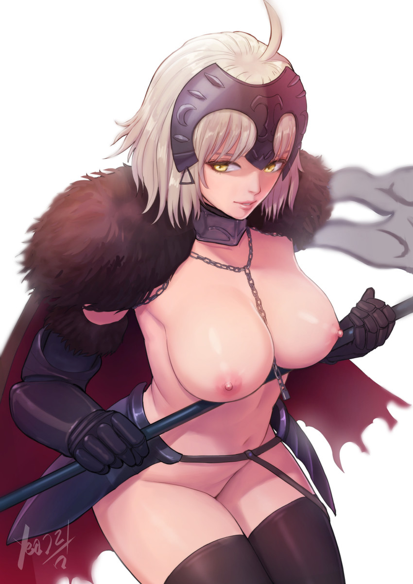 jeanne d'arc alter (fate and 1 more) drawn by mezzo_(orbanga21)