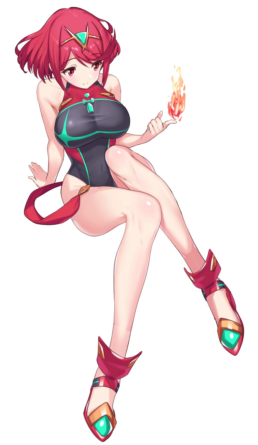 pyra (xenoblade chronicles and 1 more) drawn by green322