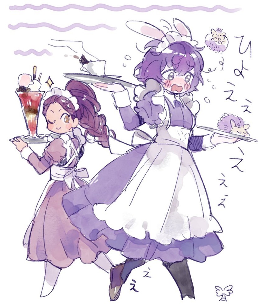 bernadetta von varley and petra macneary (fire emblem and 1 more) drawn by prpr_icecream