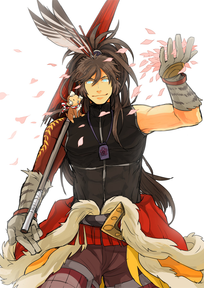 maeda keiji and yumekichi (sengoku basara) drawn by kzouzou
