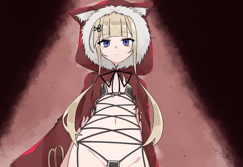 amanogawa shiina and red hood (phase connect and 2 more) drawn by lyrinne