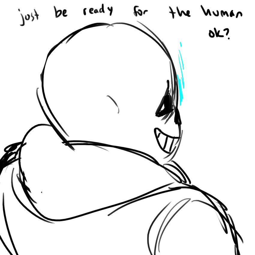sans (undertale) drawn by oxi_(oxidization)