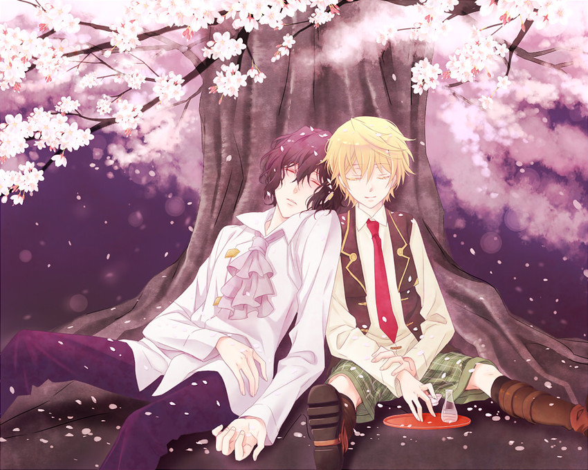 oz vessalius and gilbert nightray (pandora hearts) drawn by iz_9