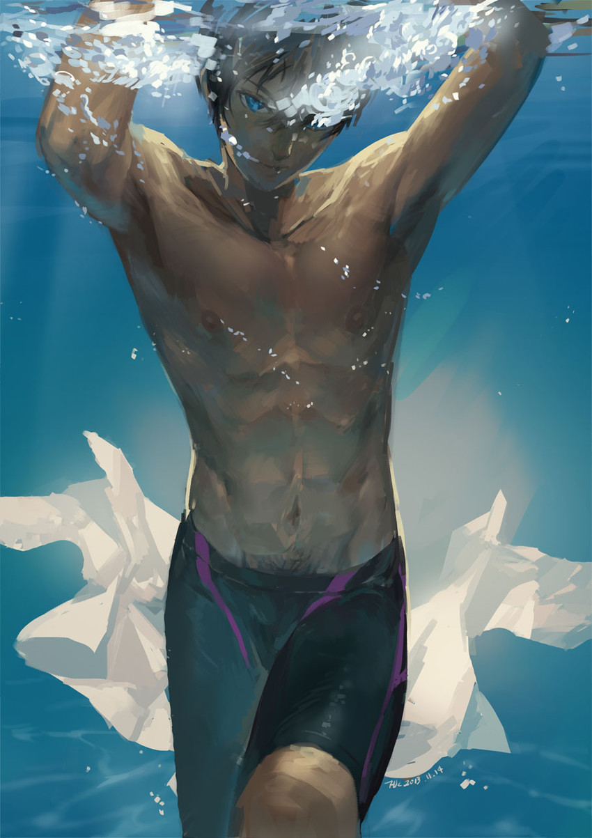 nanase haruka (free!) drawn by hjl