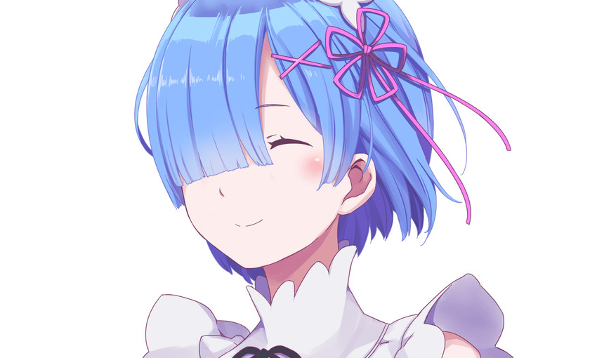 rem (re:zero kara hajimeru isekai seikatsu) drawn by needle_(needlebomb)